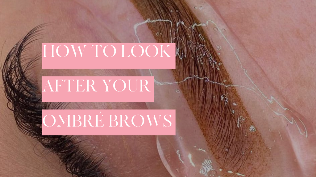 How to look after your PMU ombre brows